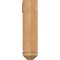 Ekena Millwork Funston Arts and Crafts Smooth Bracket w/ Offset Brace, Western Red Cedar, 5 1/2"W x 22"D x 22"H BKT0604X22X22FST03SWR - alternate 2